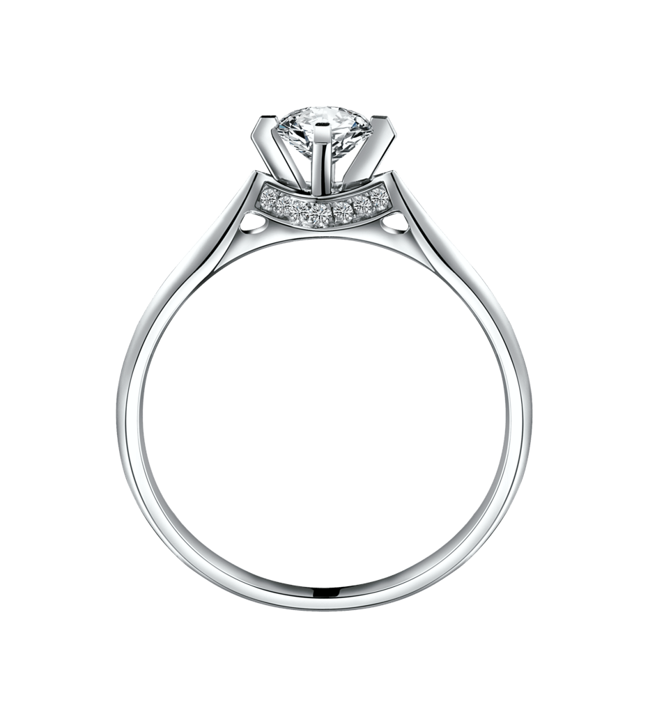 Silver Black Diamond Engagement Ring Silver Black Diamond Engagement Ring