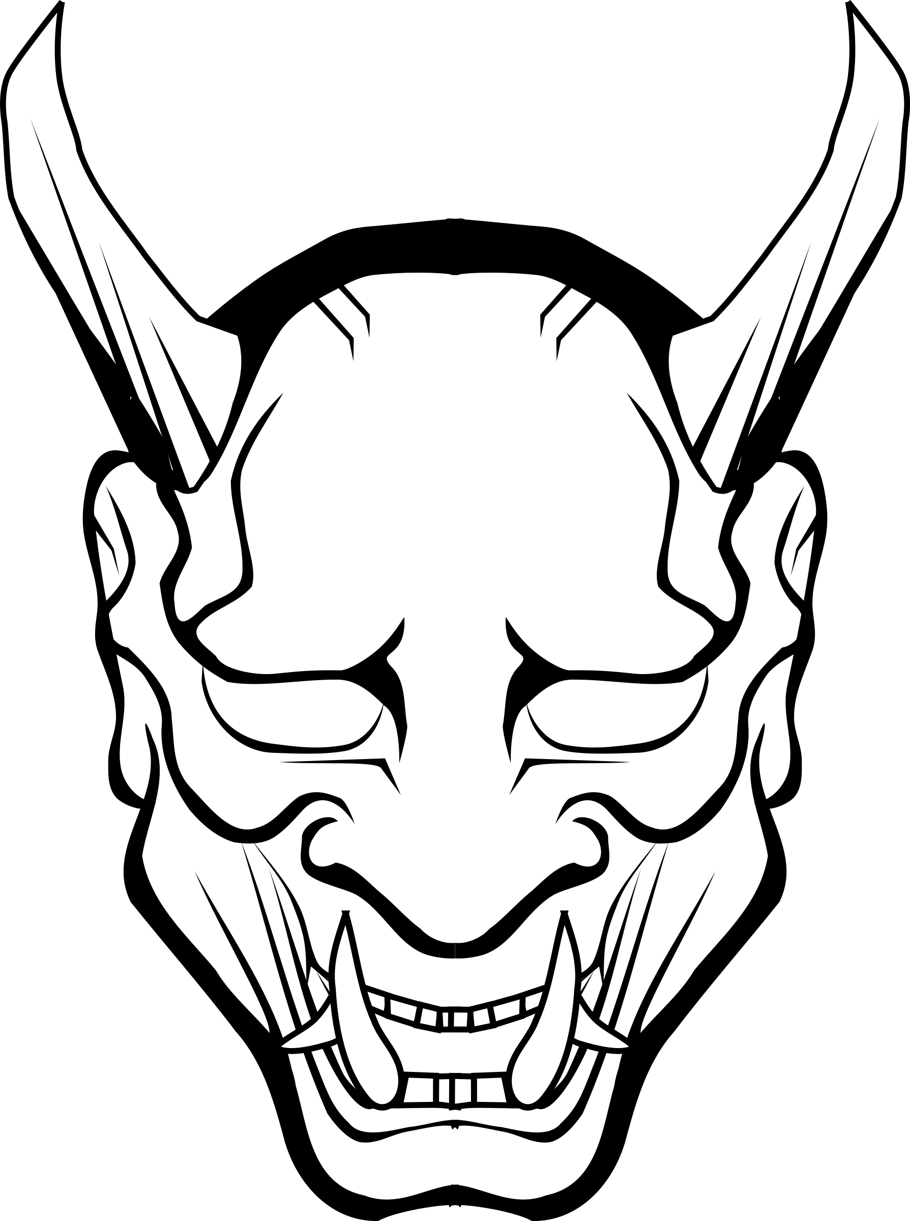 Download Oni Mask File HQ PNG Image | FreePNGImg