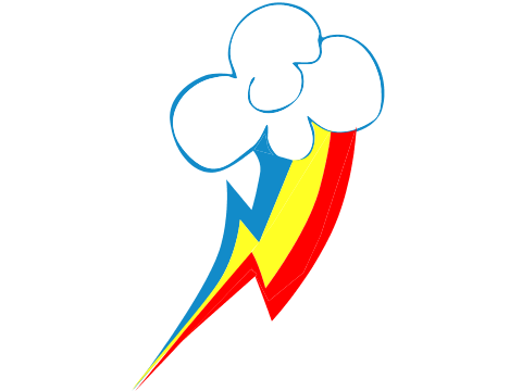 Download Rainbow Dash Cutie Mark File HQ PNG Image | FreePNGImg