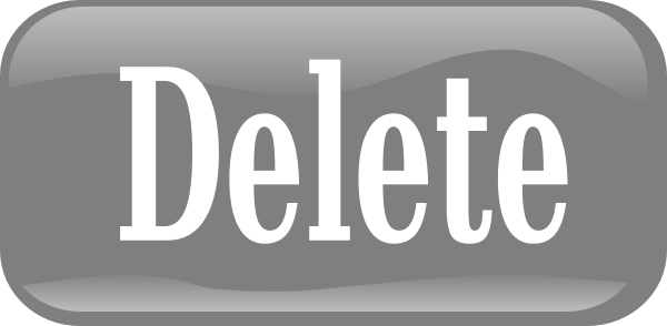 Delete Button Transparent PNG Image