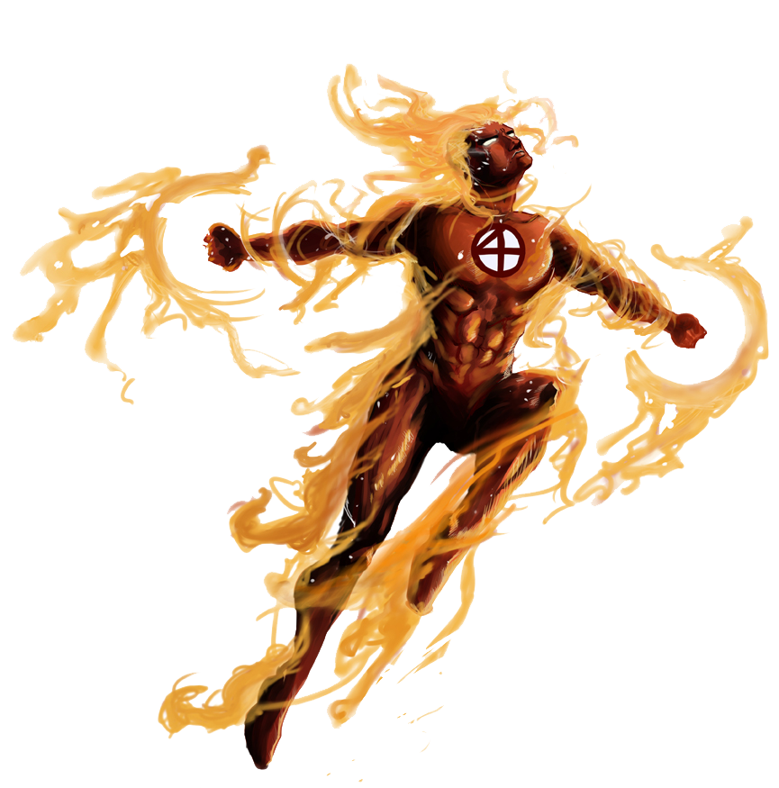 Human Torch Picture PNG Image