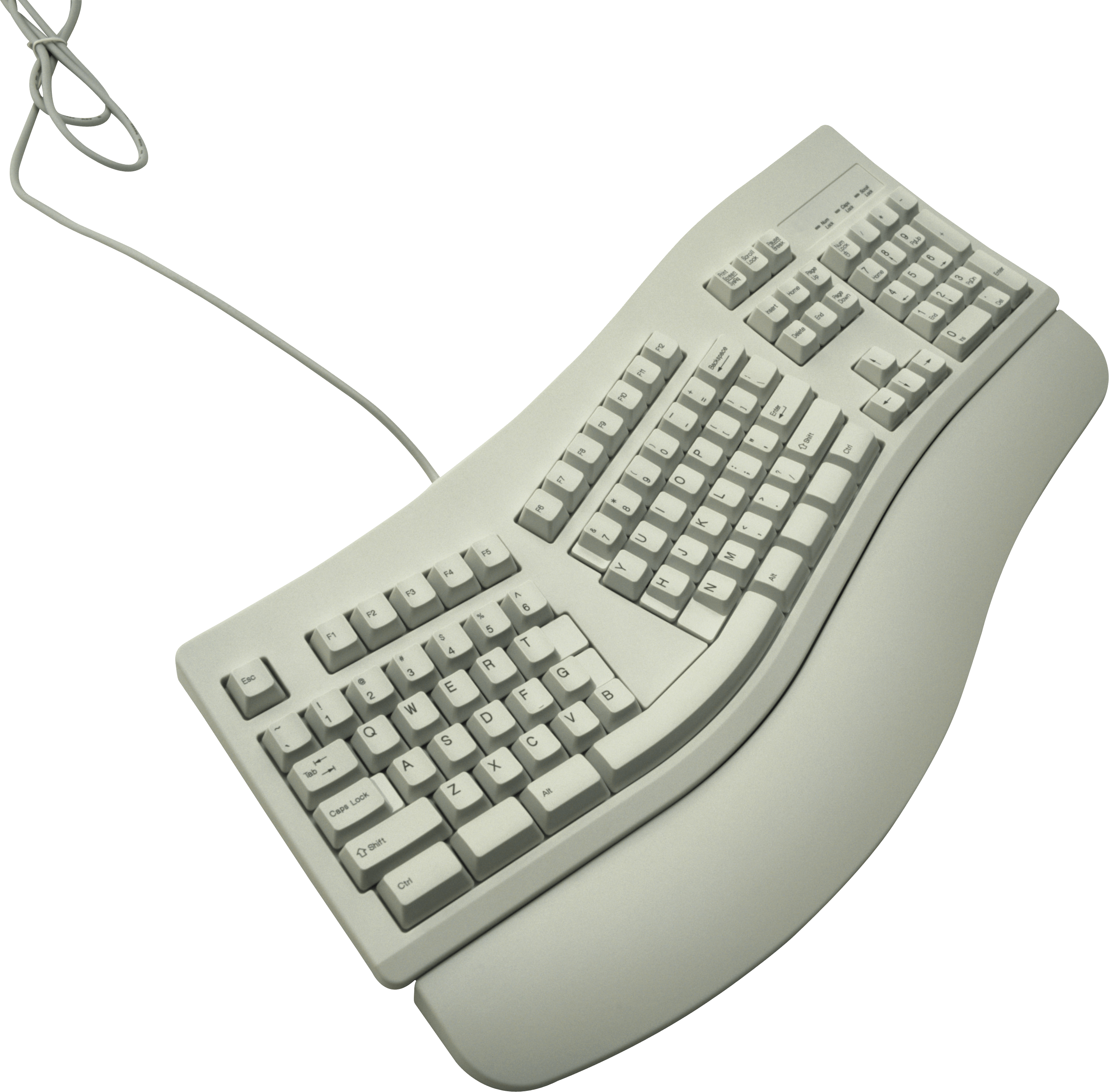 White Keyboard Png Image PNG Image