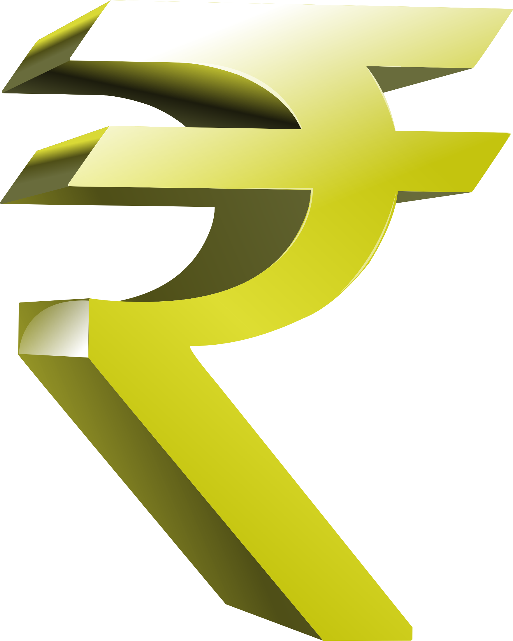 Rupee Symbol Transparent PNG Image