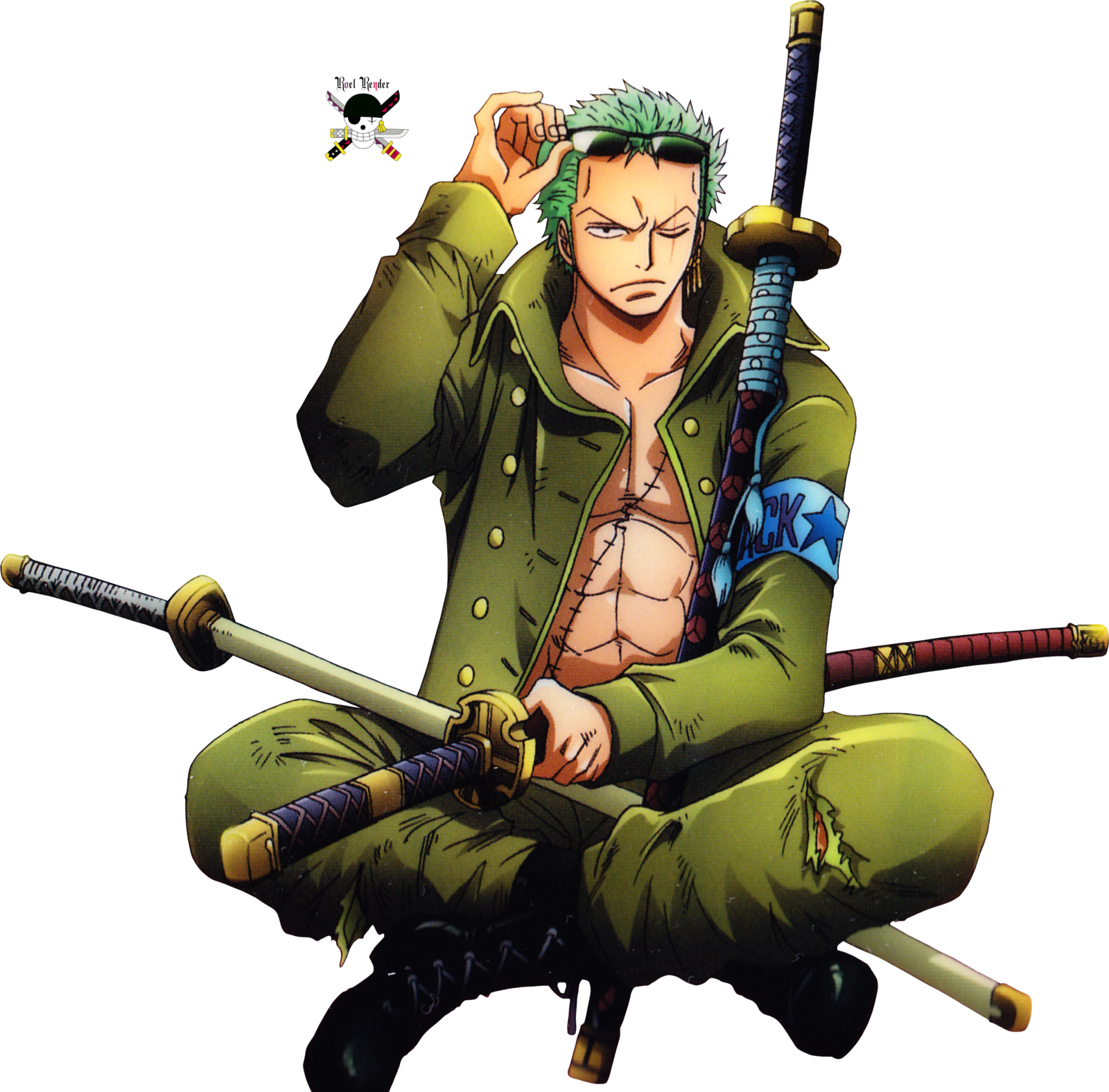 One Piece Zoro Transparent Background PNG Image