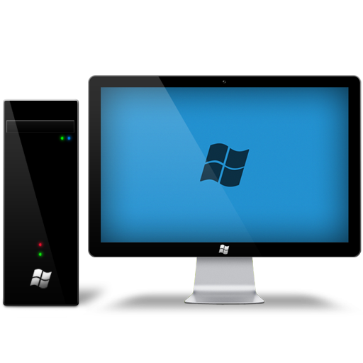 Windows Desktop Computer PNG Image