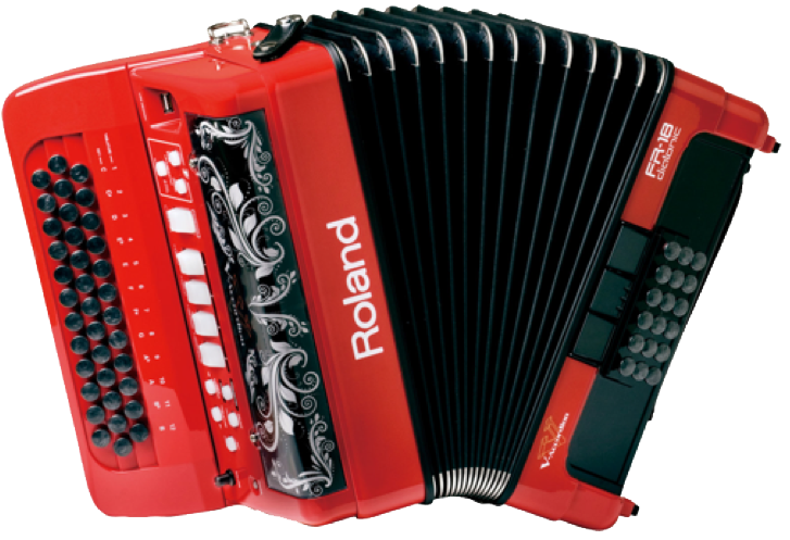 Red Accordion PNG Free Photo PNG Image