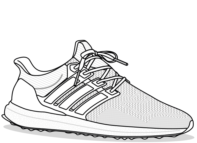 Adidas Mens Sneakers 3.0 Ultra Boost PNG Image