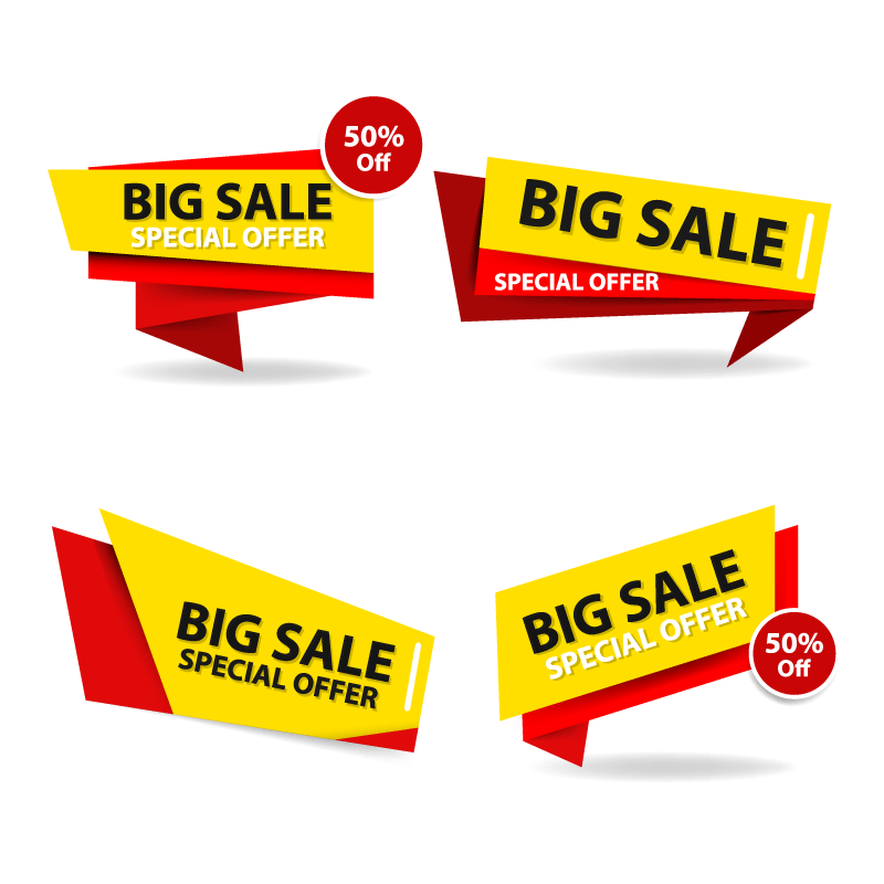 Set Shopping Colorful Sale Collection Sales Discount PNG Image