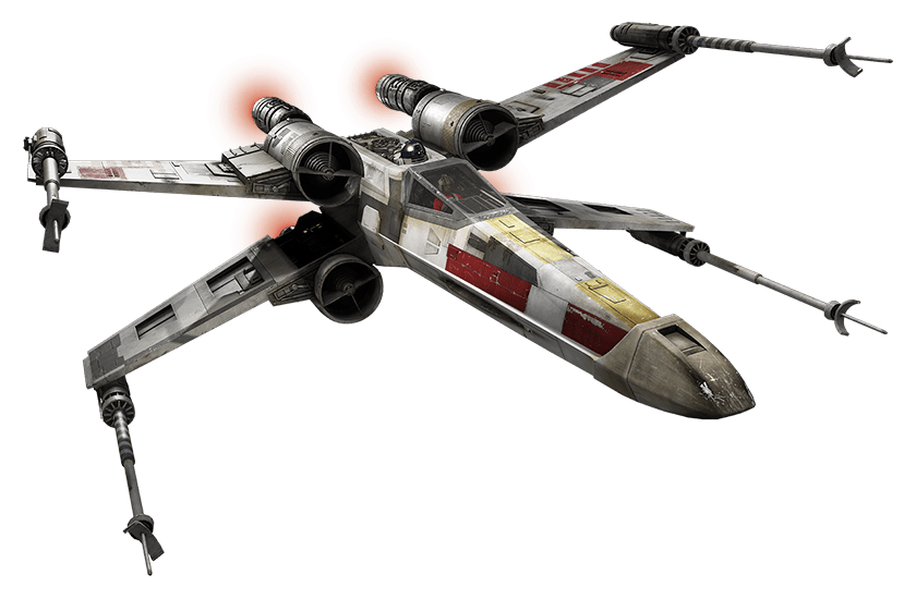 Starfighter Ywing Rotorcraft Awing Xwing Vehicle PNG Image