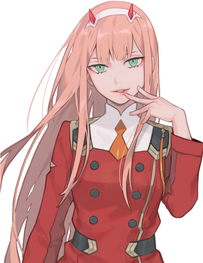 Photos Girl Anime Zero Two PNG Image