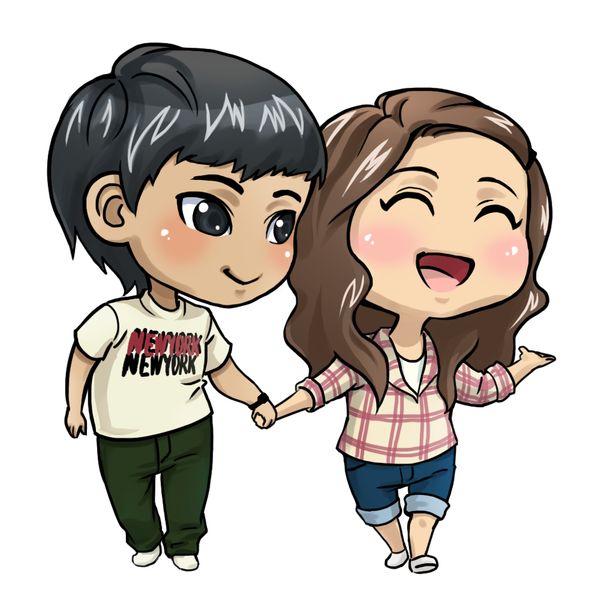 Images Cute Couple Anime Free Clipart HQ PNG Image