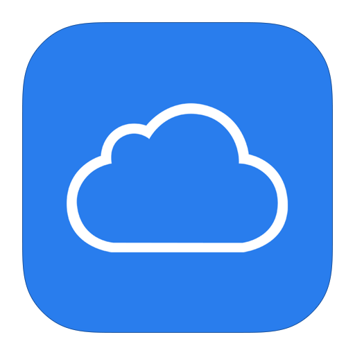 Blue Electric Area Text Symbol Apps Icloud PNG Image