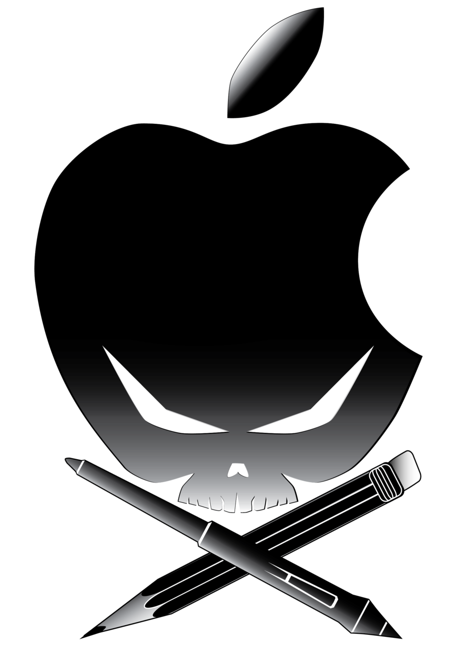 Apple Skull 5S Iphone Bones Logo PNG Image