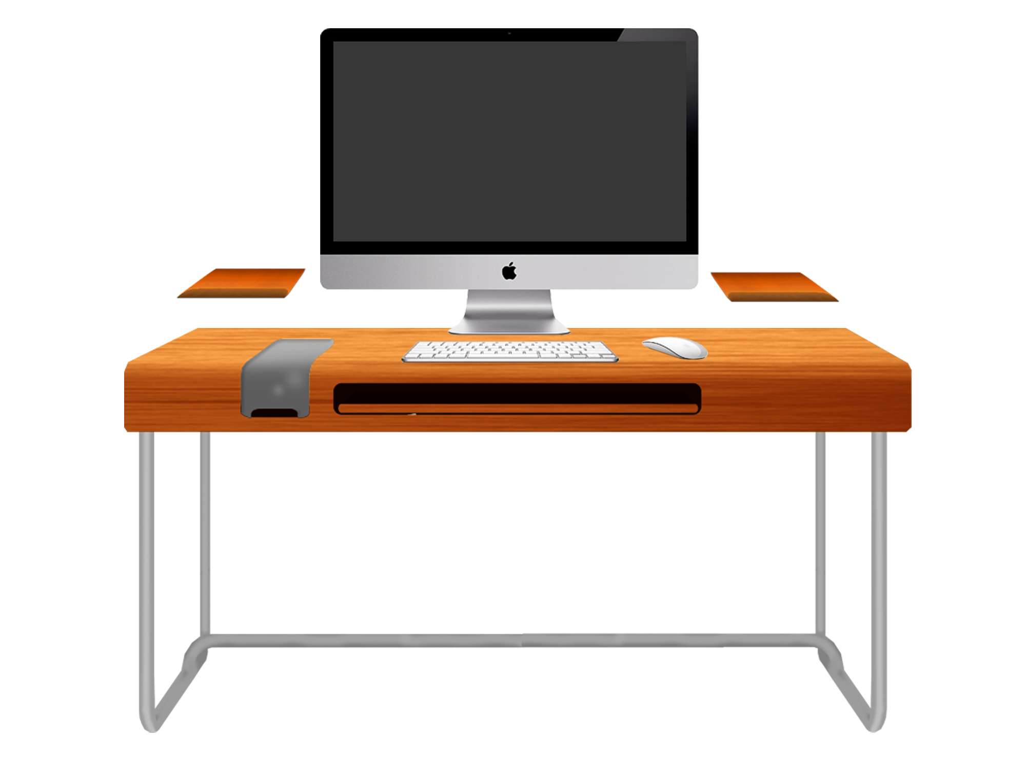 Computer Desk Free Clipart HQ PNG Image