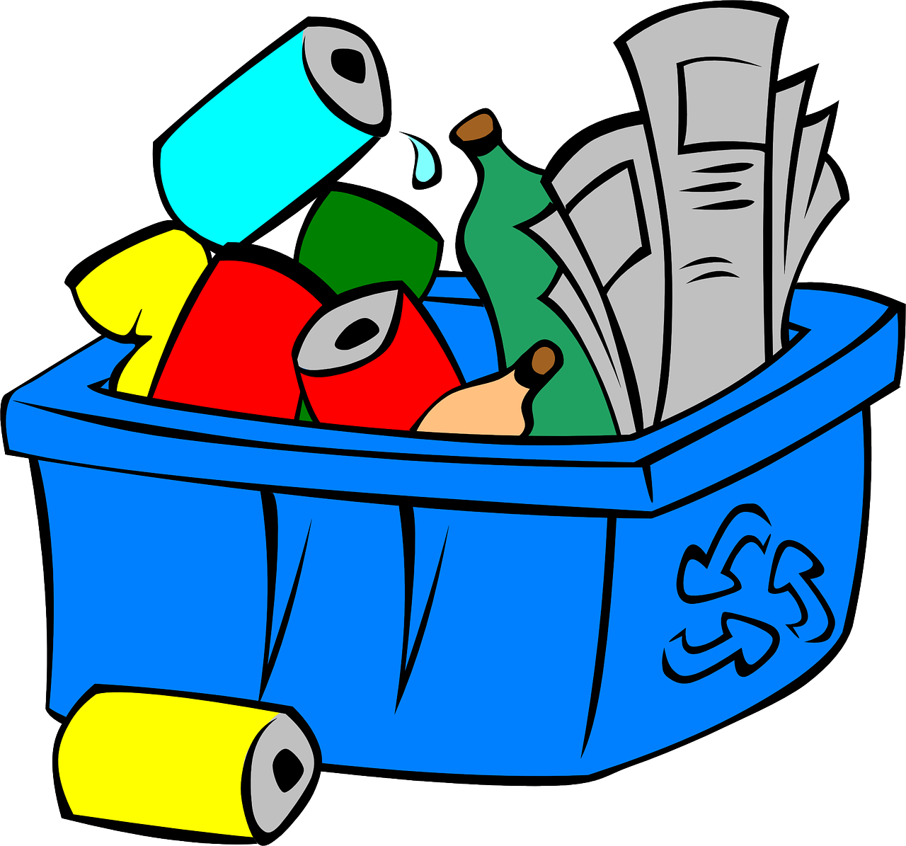 Recycling Science Materials Bins Garbage Free Transparent Image HD PNG Image
