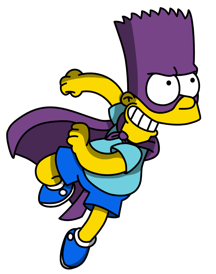 Homer Bart Character Fictional Simpsons Artwork Tapped PNG Image