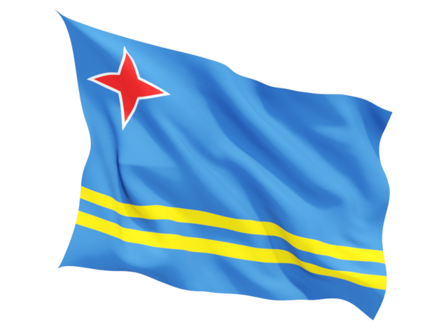 Aruba Flag Png File PNG Image