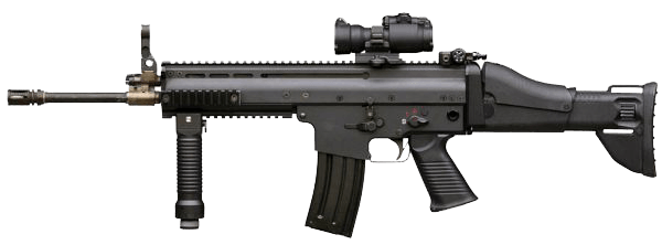 Scar Assault Rifle Png PNG Image