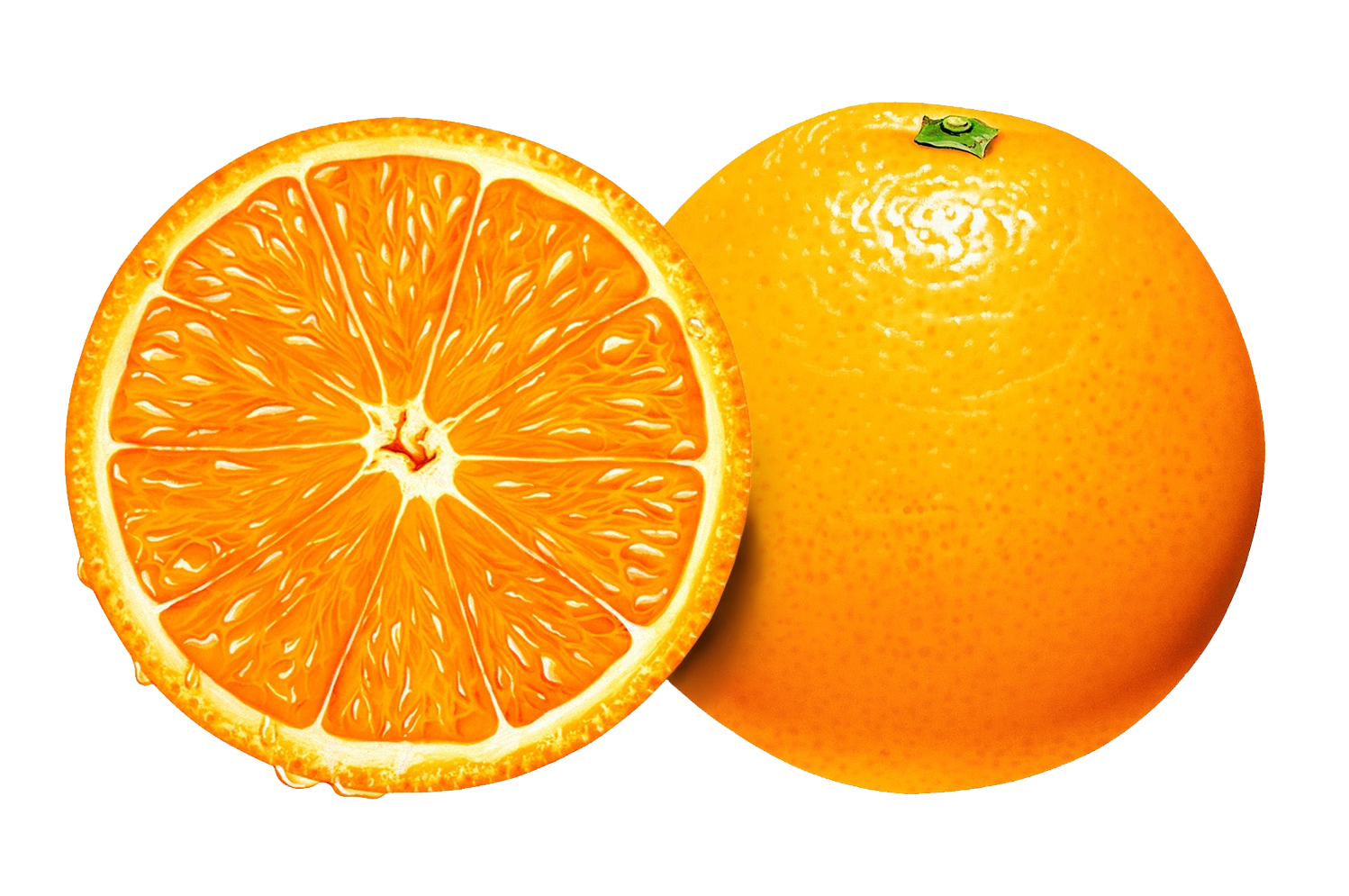 Half Orange Download HQ PNG PNG Image