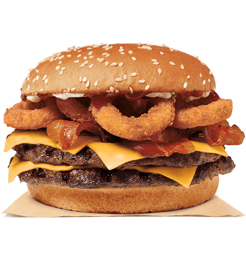 King Whopper Sandwich Hamburger Onion Cheeseburger Burger PNG Image
