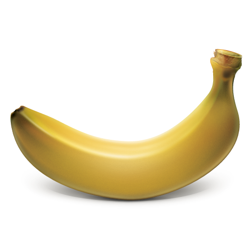 Banana Cartoon Icon PNG Image