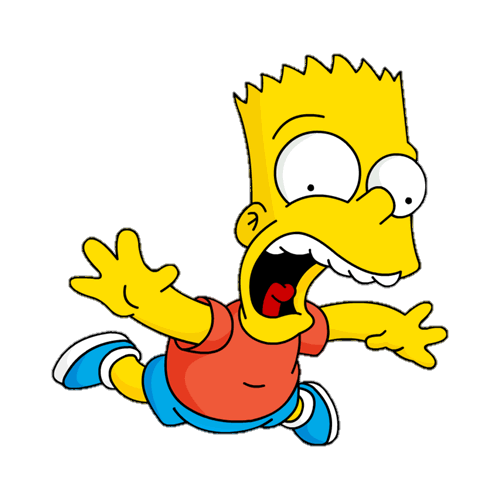 Homer Art Bart Lisa Line Simpson PNG Image