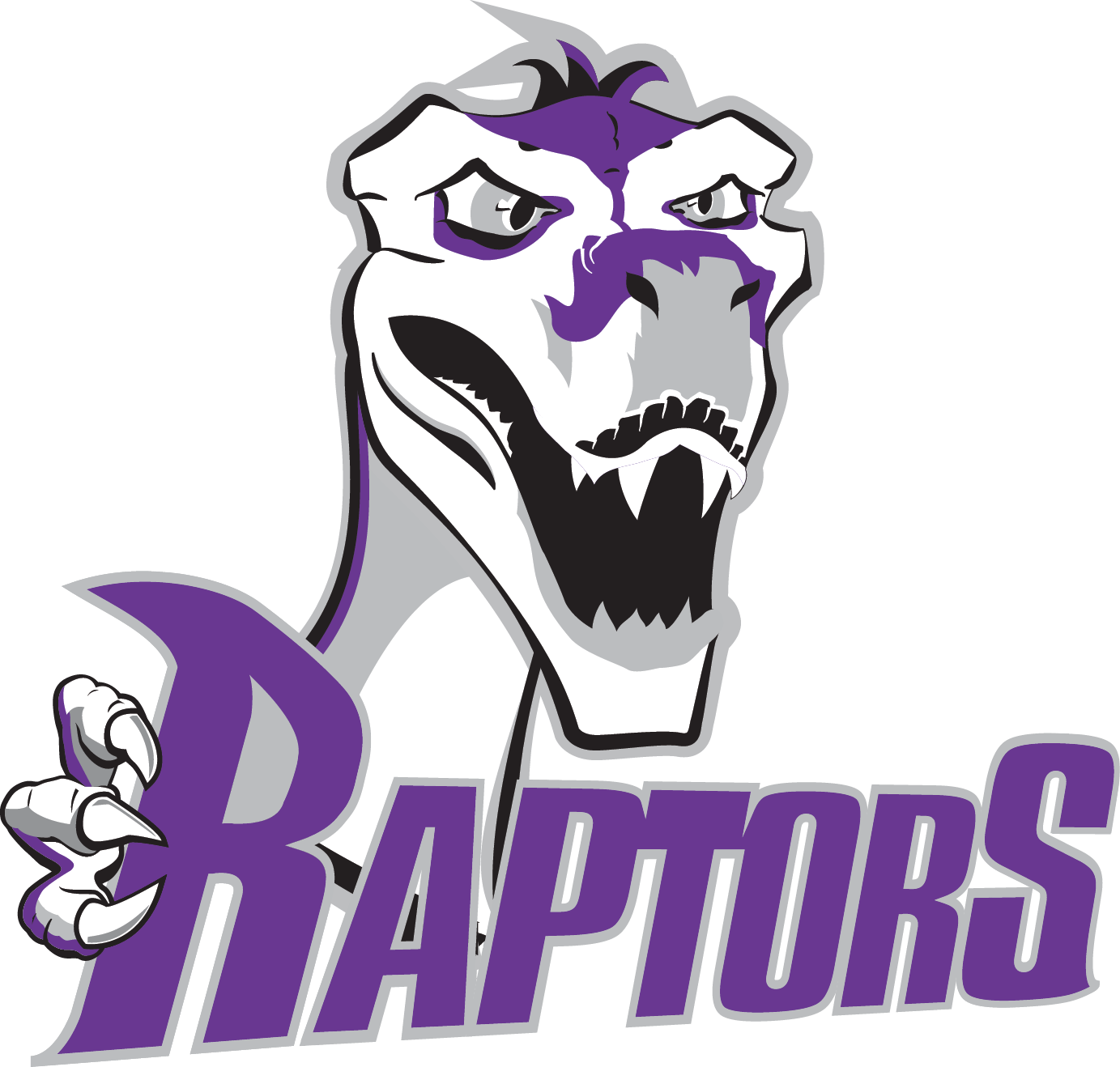 Toronto Purple Character Fictional Logo Nba Raptors PNG Image