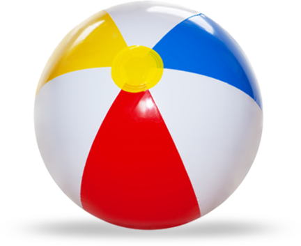 Beach Ball Transparent PNG Image