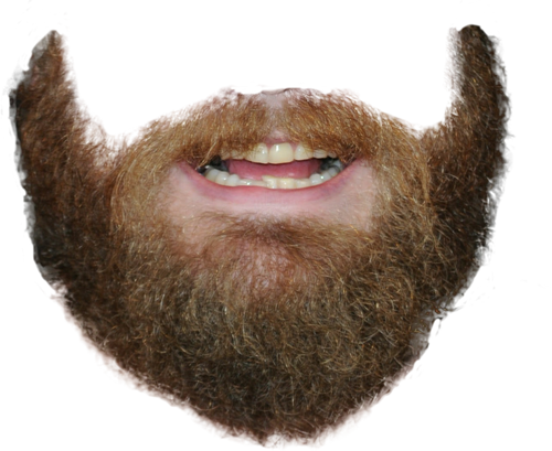 Transparent Beard PNG Image