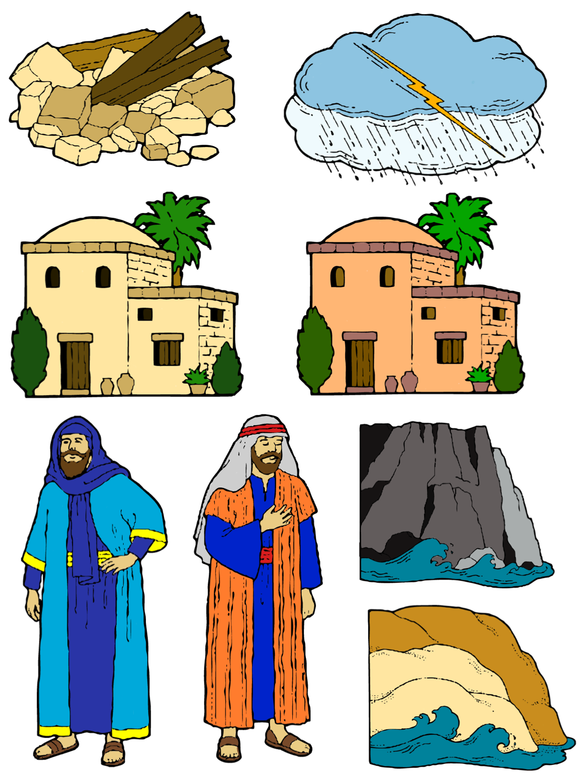 And On Parable Bible Wise House Of PNG Image