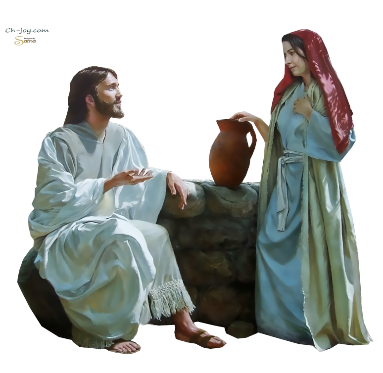 Woman Samaria Youtube Samaritan Well Sychar Bible PNG Image