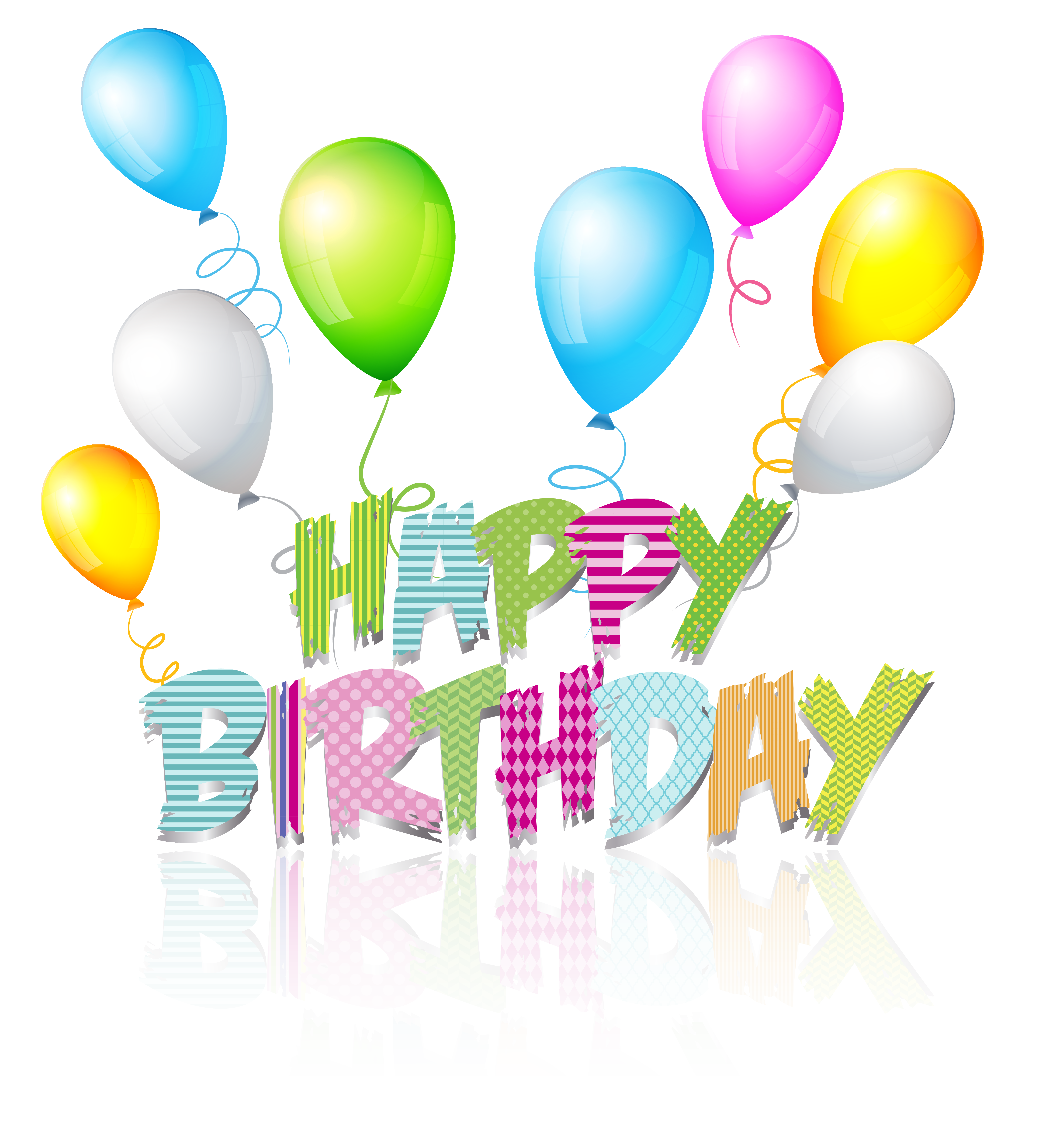 Party Birthday Text Happy Coloured Free Download PNG HD PNG Image