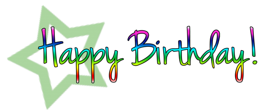 Text Birthday Star PNG Download Free PNG Image