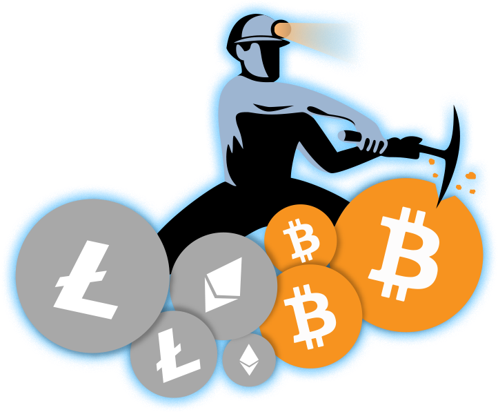 Cryptocurrency Mining Bitcoin Cloud Network Free HD Image PNG Image