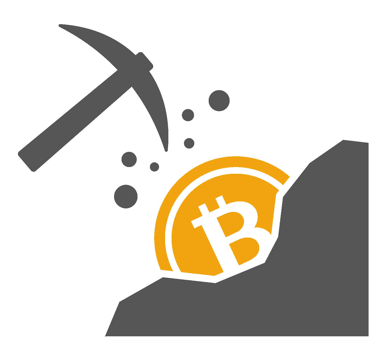 Mining Network Mines Bitcoin Cryptocurrency Cloud PNG Image