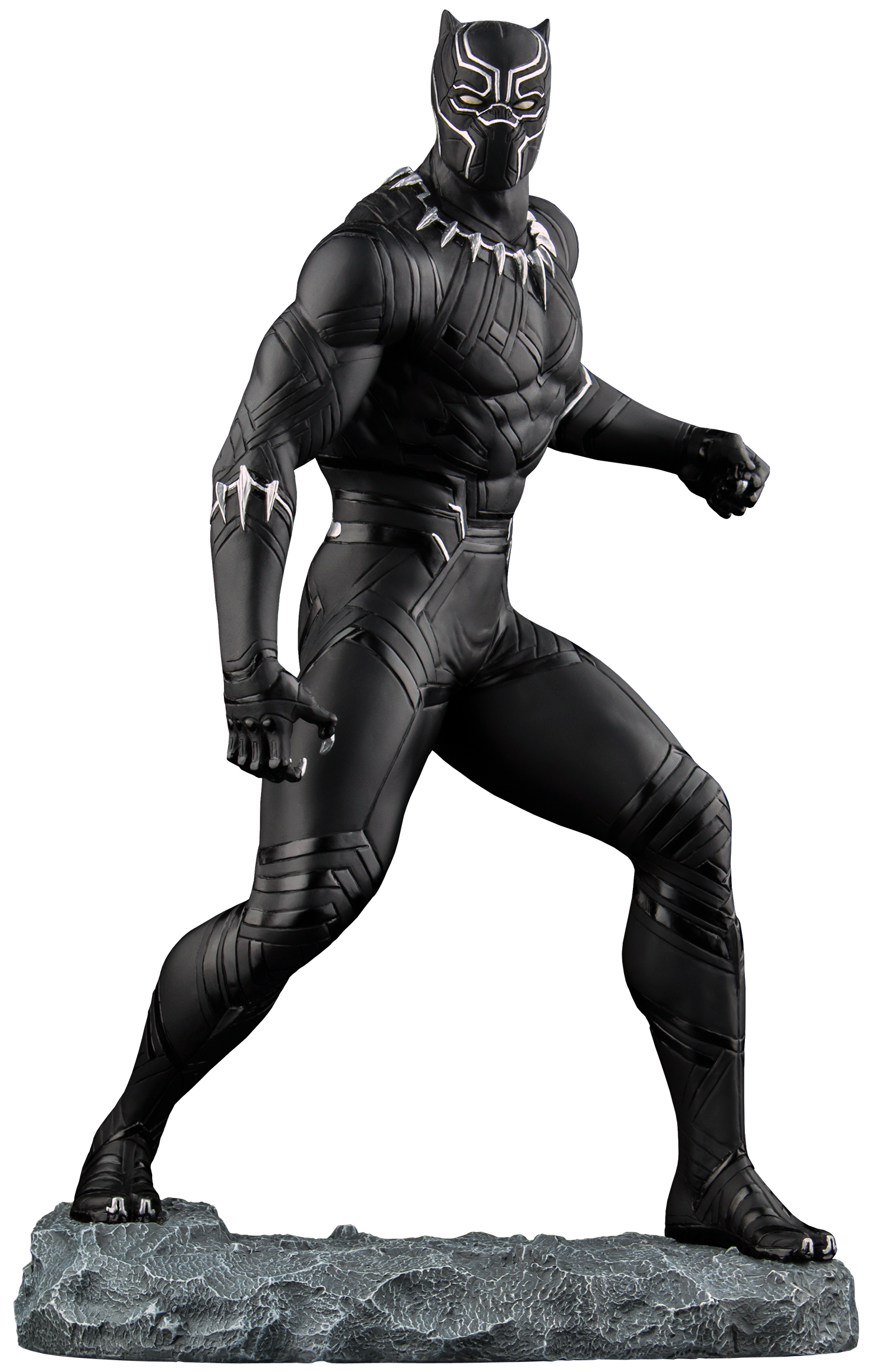 America Figure Panther Character Fictional Black Action PNG Image