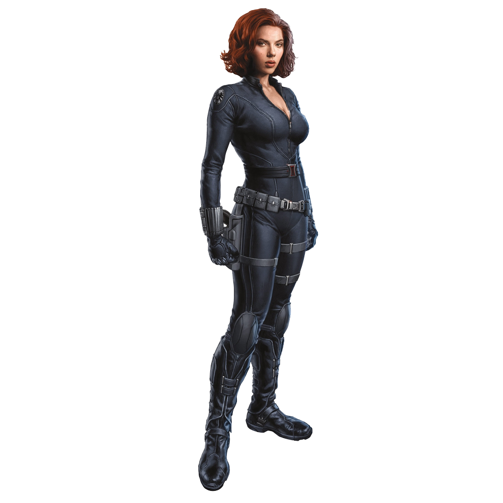 Black Widow Photo PNG Image