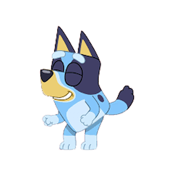 Bluey Dog Free Clipart HQ PNG Image
