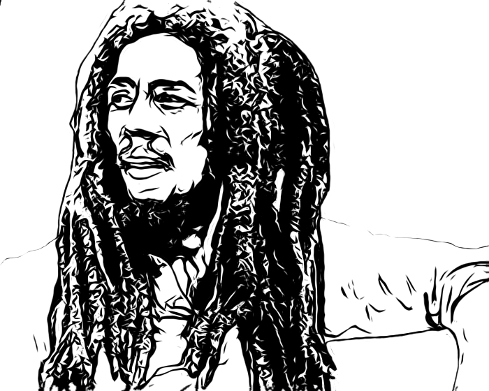 Bob Marley PNG Image