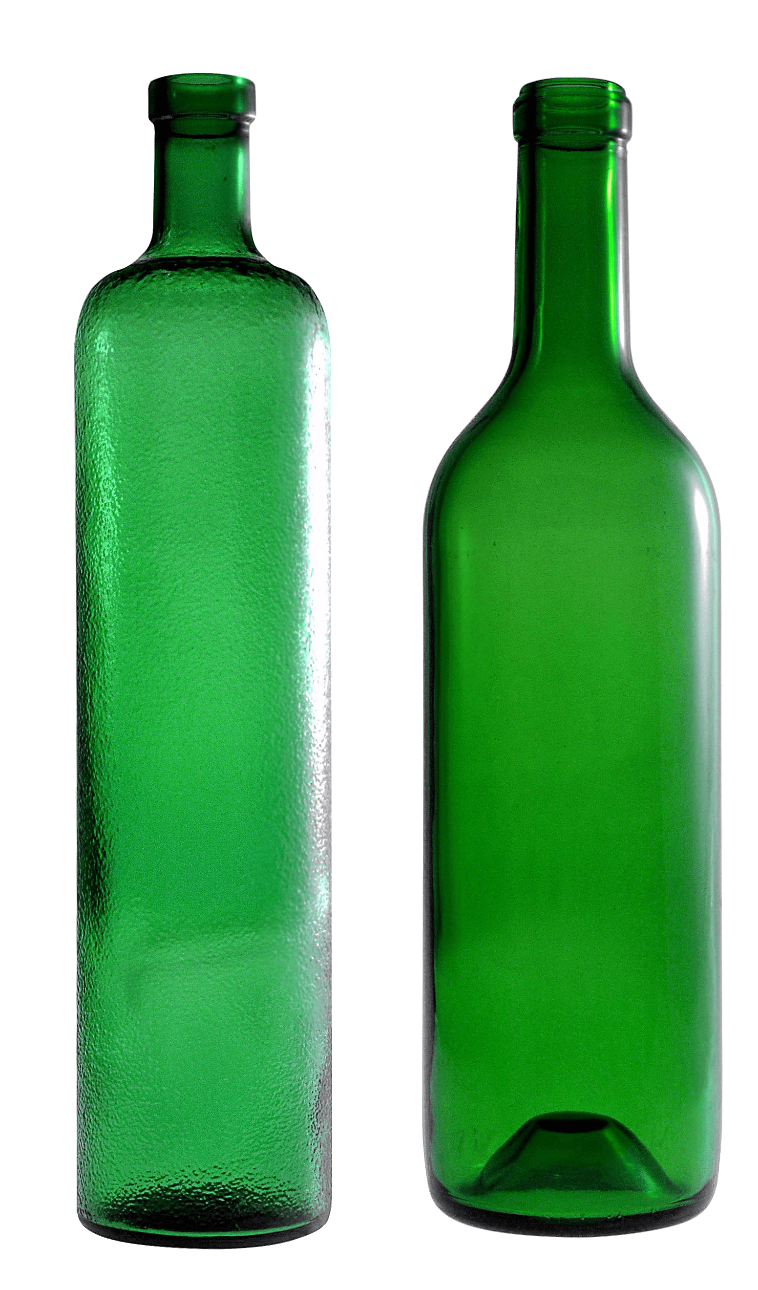 Empty Green Glass Bottle Png Image PNG Image