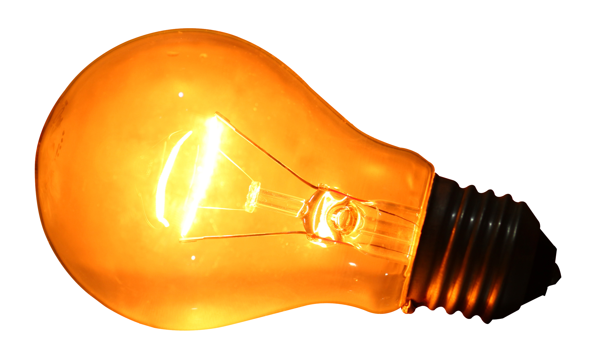 Glowing Bulb Clipart PNG Image