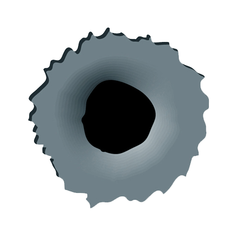 Bullet Shot Hole Png Image PNG Image