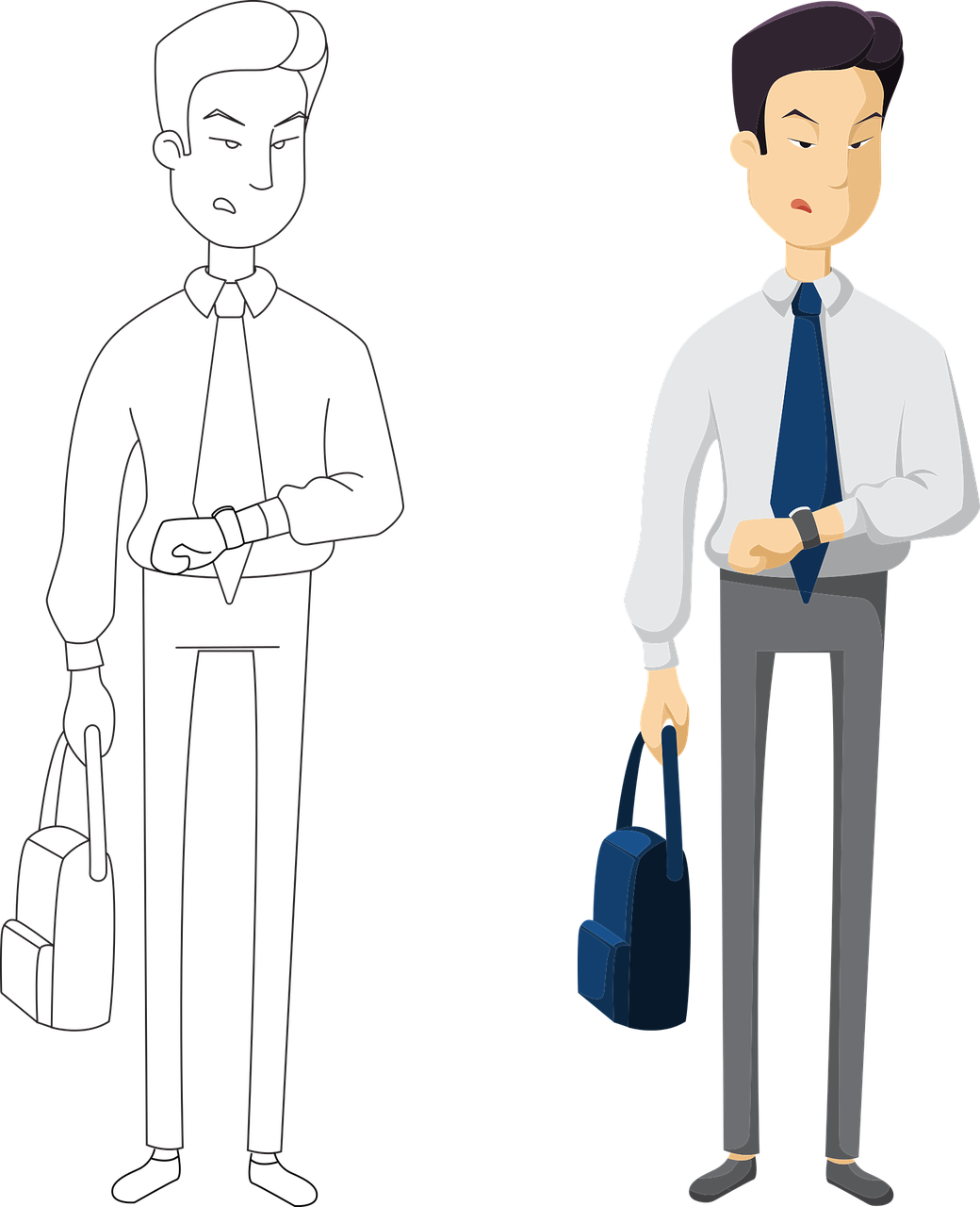 See Businessperson Workers Time Free Transparent Image HQ PNG Image