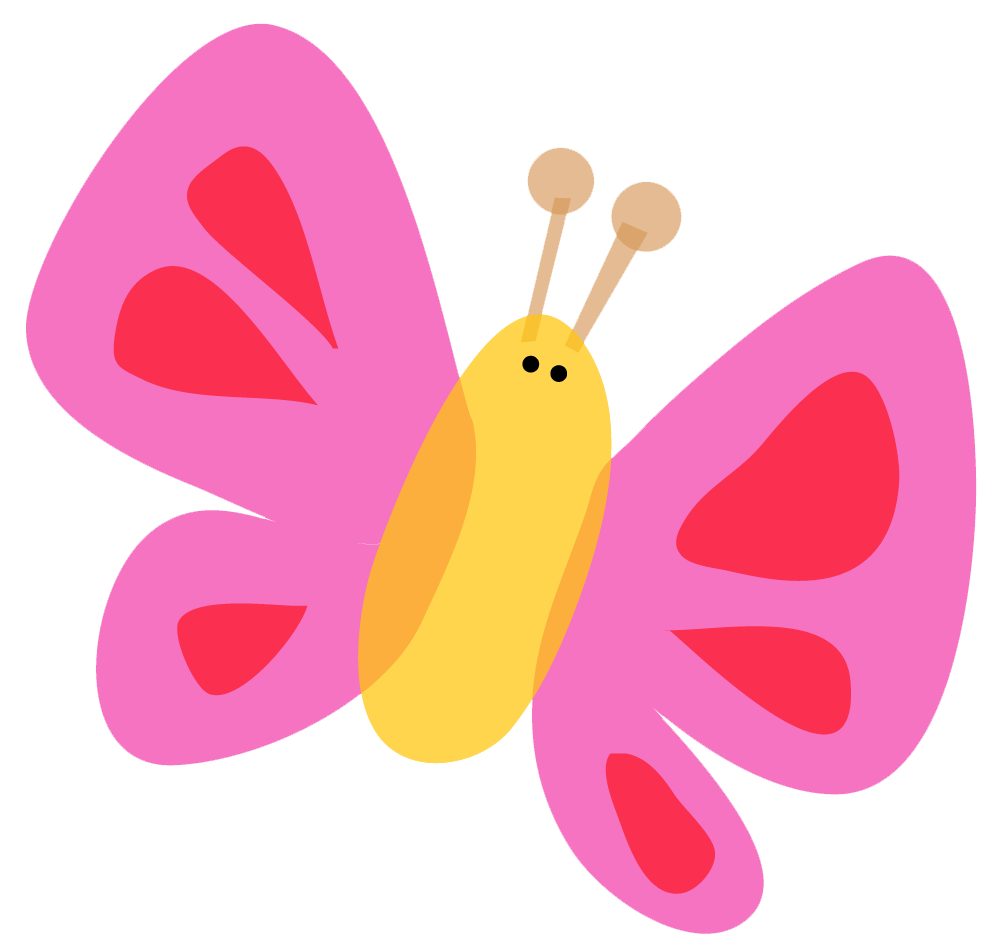 Cute Butterflies Picture PNG Image