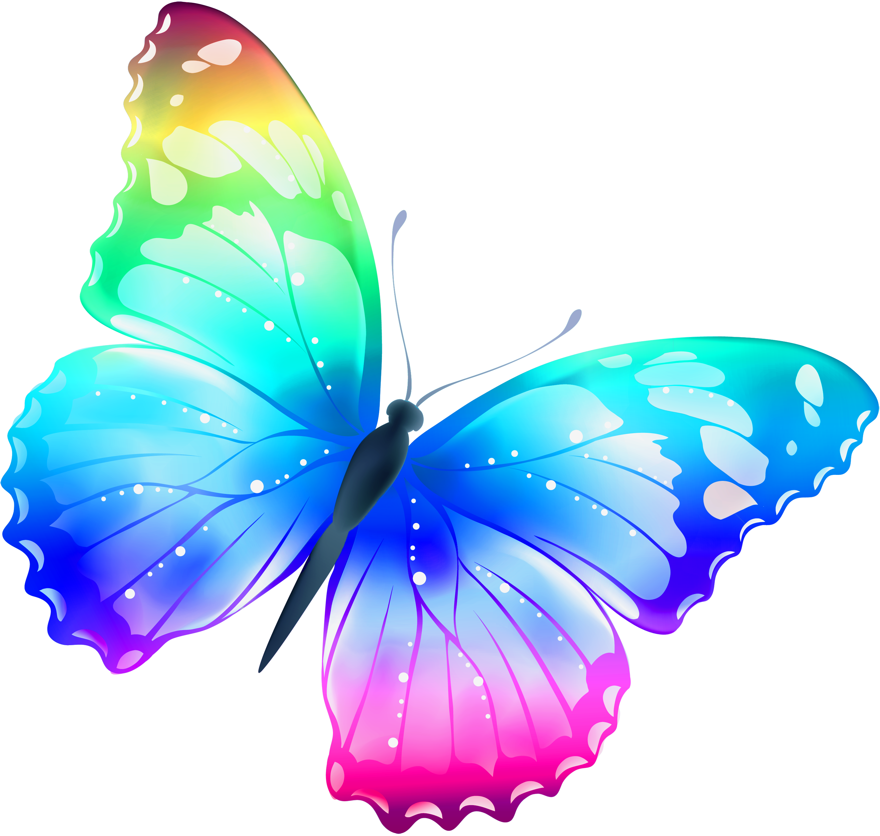 Flying Butterflies File PNG Image