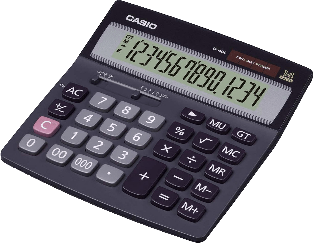 Black Calculator Png Image PNG Image