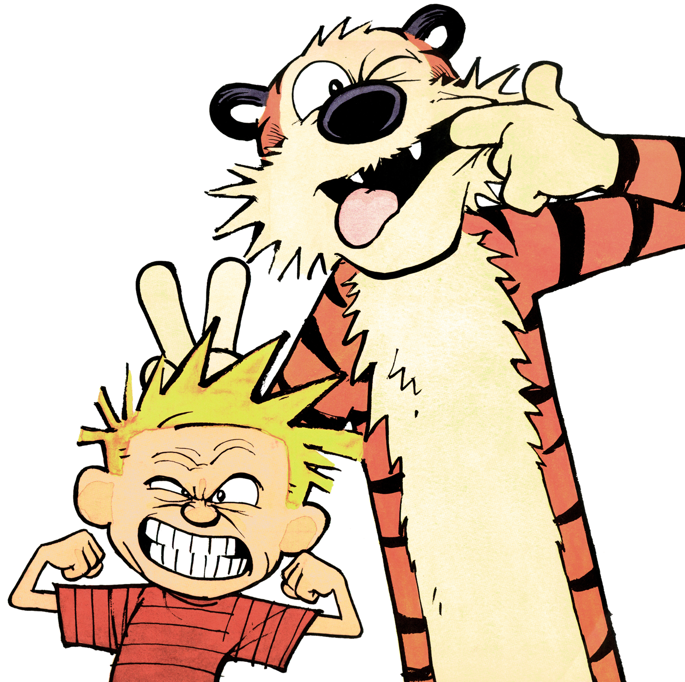Calvin And Hobbes File PNG Image