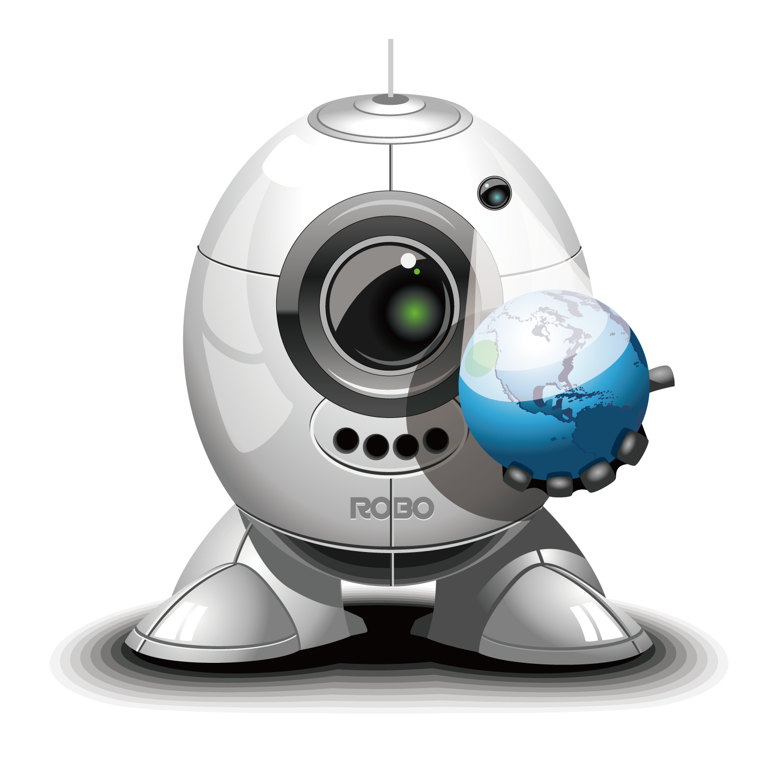 Graphics Computer Robot Icon 3D Free HD Image PNG Image