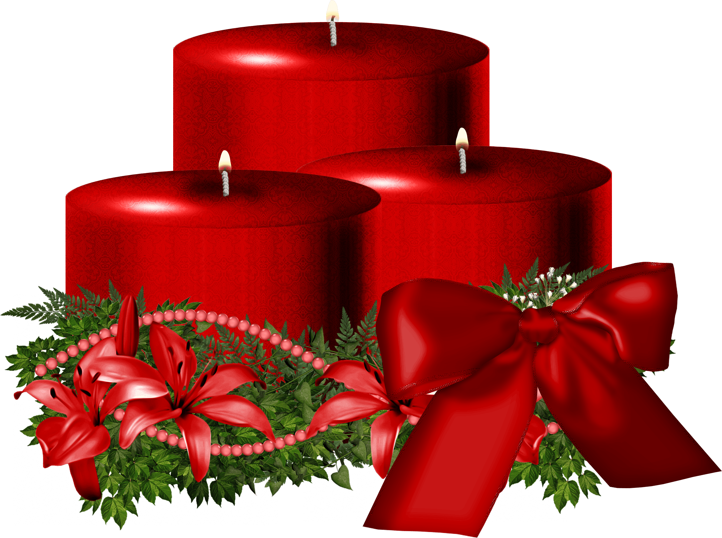 Christmas Candle Png Image PNG Image