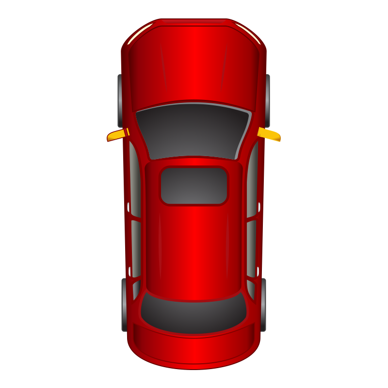 Bird'S-Eye Car Top View,Plan View Icon PNG Image